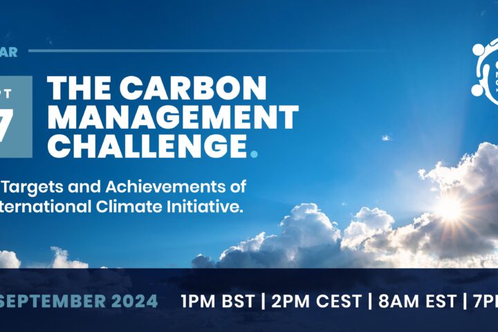 Webinar | The Carbon Management Challenge: Aims, Targets and Achievements of the International Climate Initiative