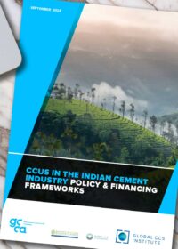 CCUS in the Indian Cement Industry: Policy and Financing Frameworks