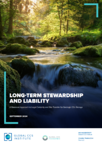 Long-term Stewardship and Liability: A Balanced Approach to Legal Certainty and Site Transfer for Geologic CO2 Storage